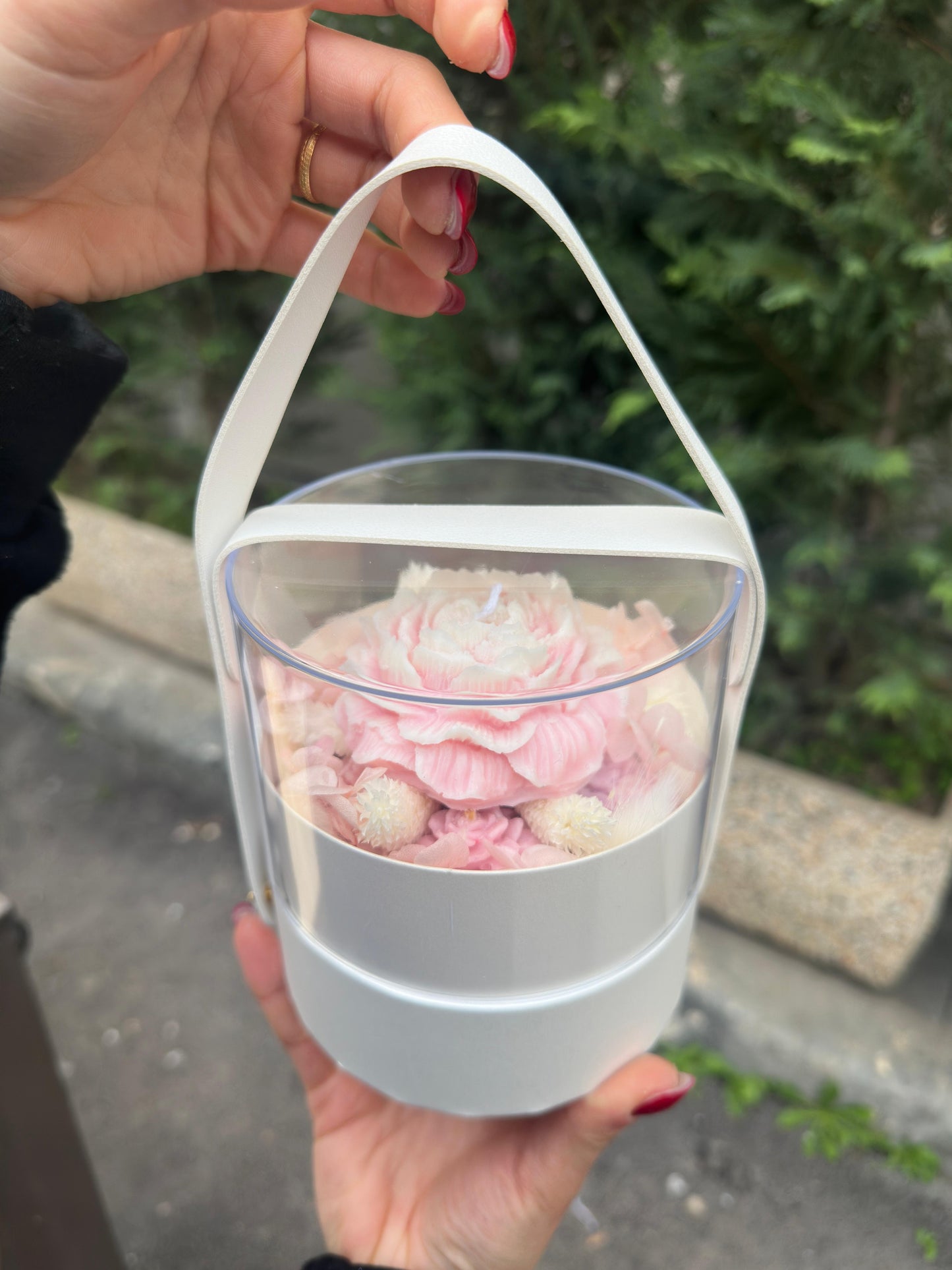 BORSA RIGIDA CON COPERCHIO