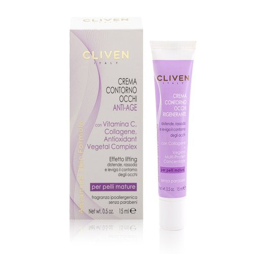 Cliven Anti-Age Eye Cream for Mature Skin, 15ml