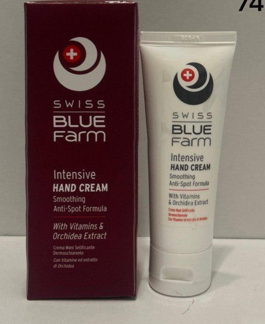 Crema mani setificante dermoschiarente blue farm