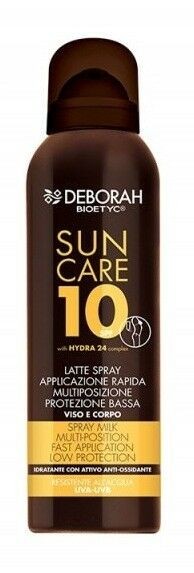 Deborah sun care 10spf Latte spray 150ml
